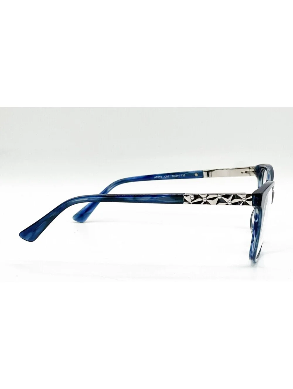 Ann Taylor At016 C03 Cerulean Horn Authentic Eyeglasses 54-14-135